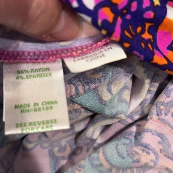 Lily Pulitzer Atwood Strapless Dress in‎ Sea And Be Seen Size XS - Picture 6 of 7